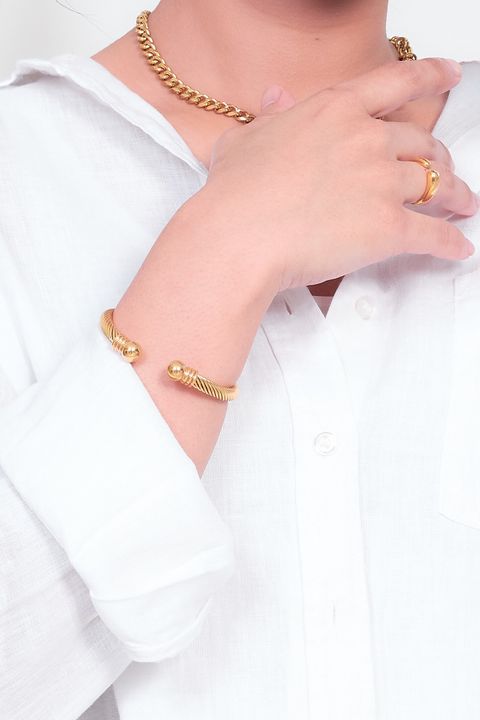 minimal bangle gold 3