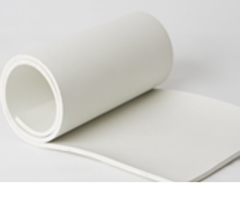 White Neoprene Rubber Sheet (FDA Grade)