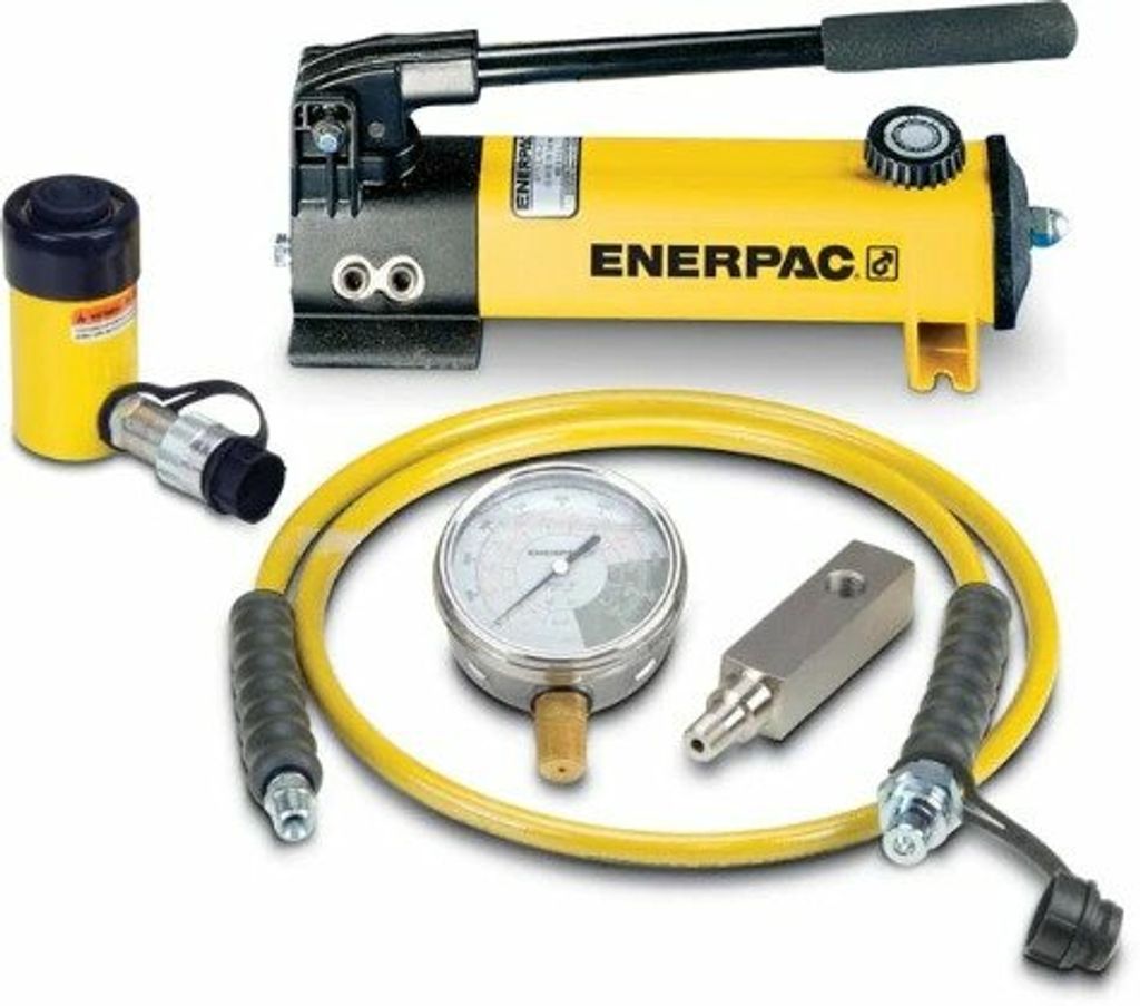 Enerpac Hydraulic Cylinder and Hand Pump Set