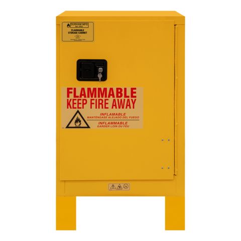 Flammable Storage Cabinet 12 Gallon with Legs