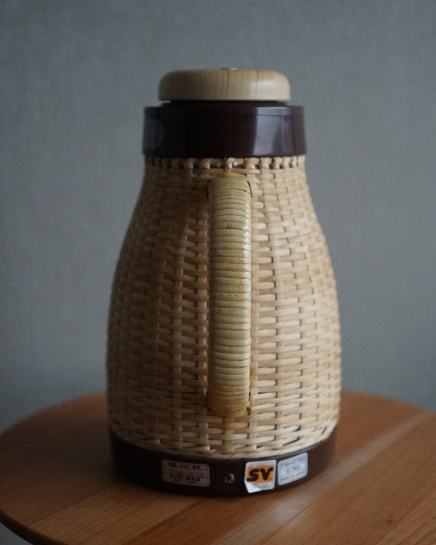 壺 和風 日本手工藤編水壺|象印Zojirushi 昭和時代– wakuwaku-flower