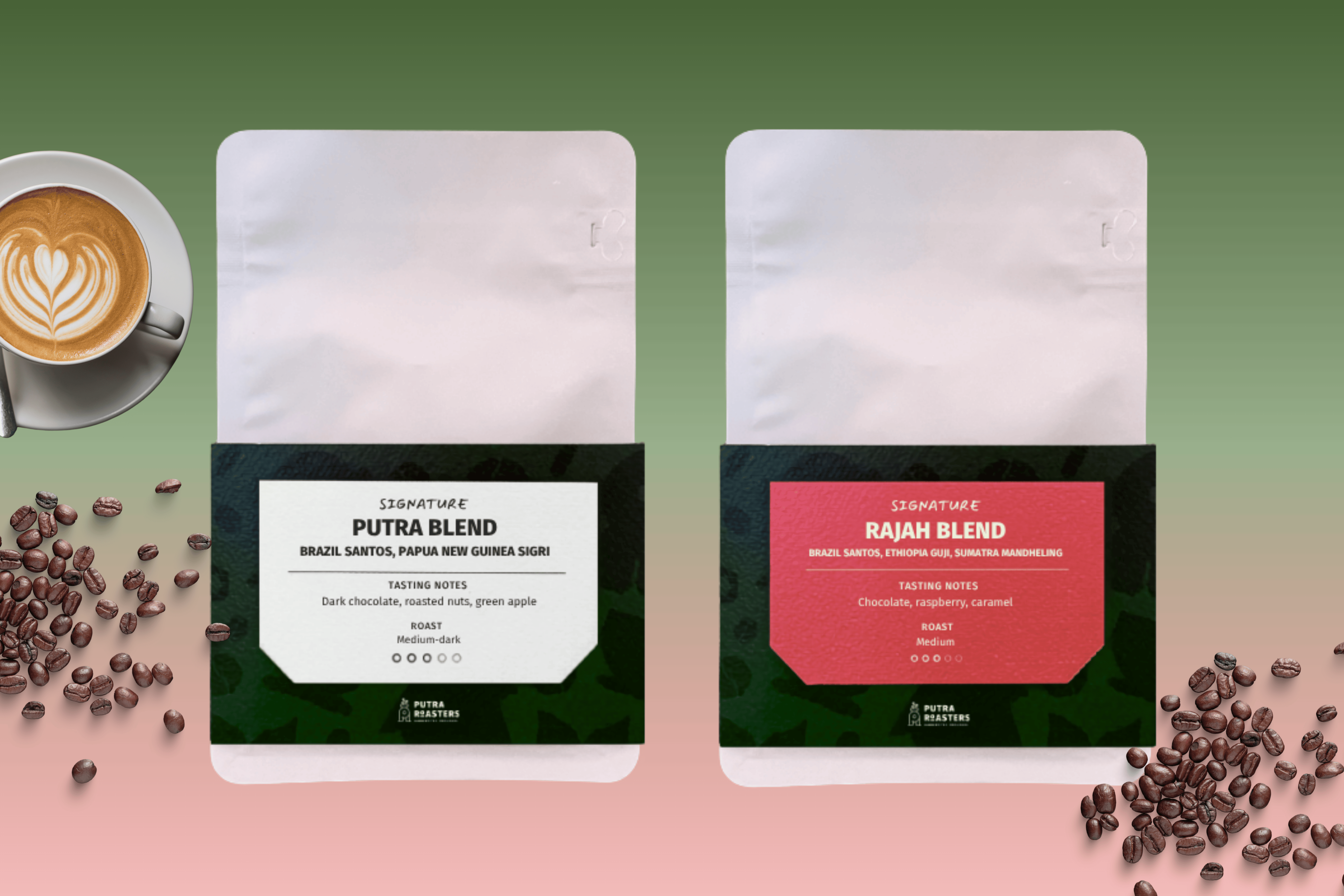 Our signature espresso blends. | Putra Roasters Coffee | Official Store