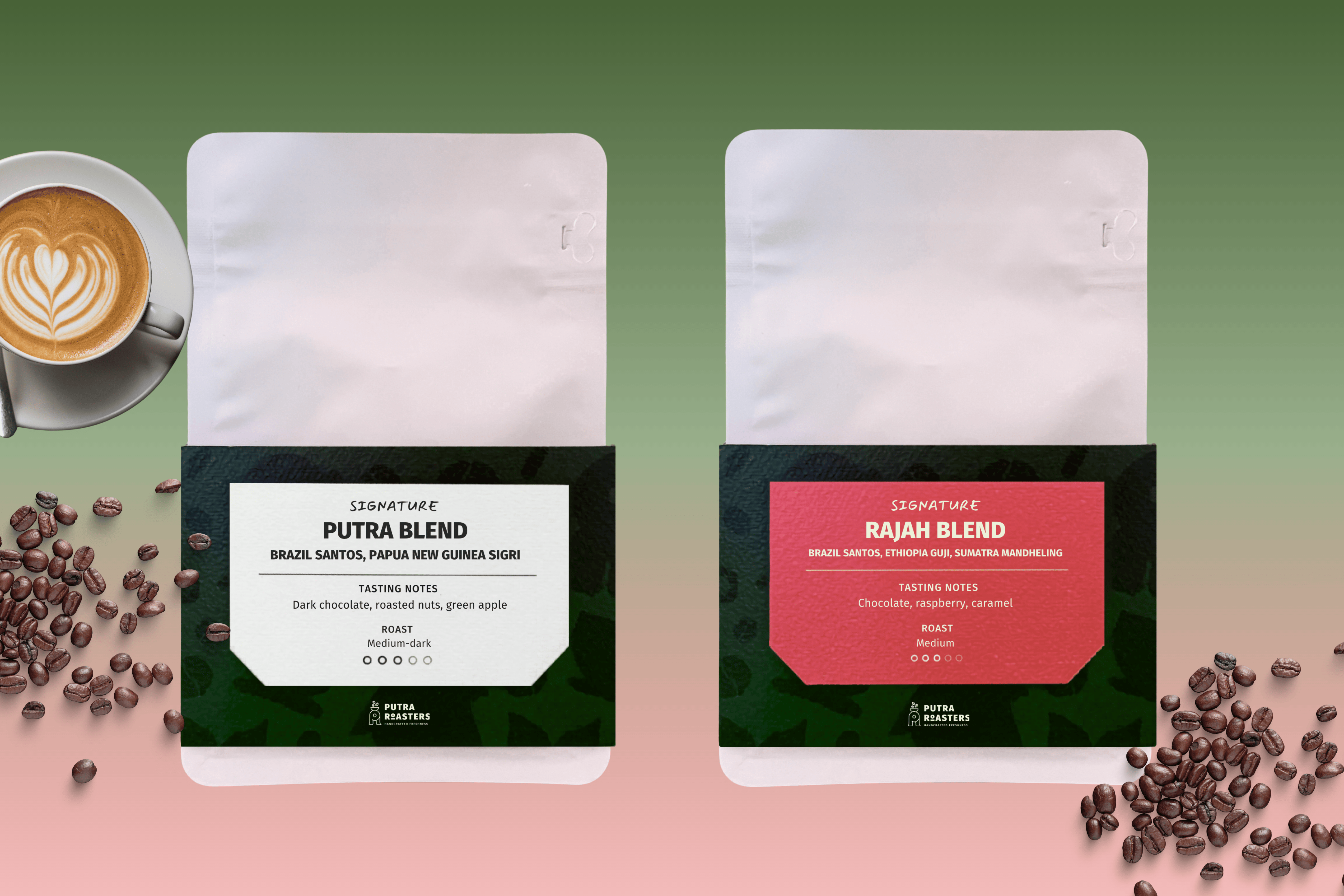 Our signature espresso blends. | Putra Roasters Coffee | Official Store