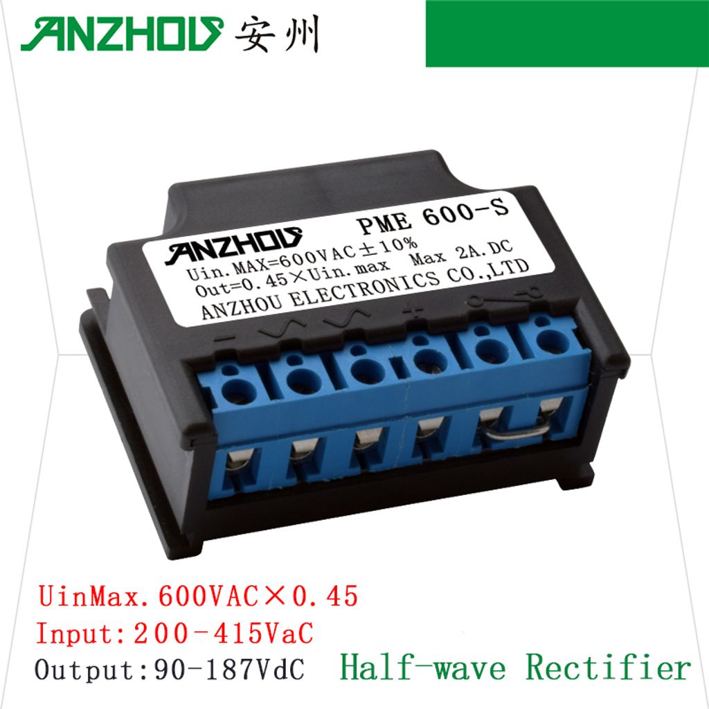 ANZHOU,PME600-S RECTIFIER,200V/415VAC/90V/187VDC-Brakes POWER UNIT,6 ...