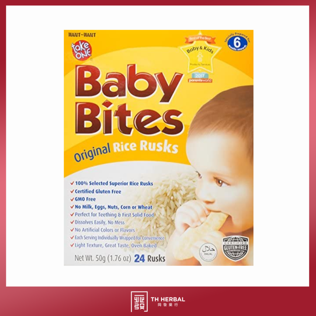 Take One Baby Bites Rice Rucks 50g (5).png