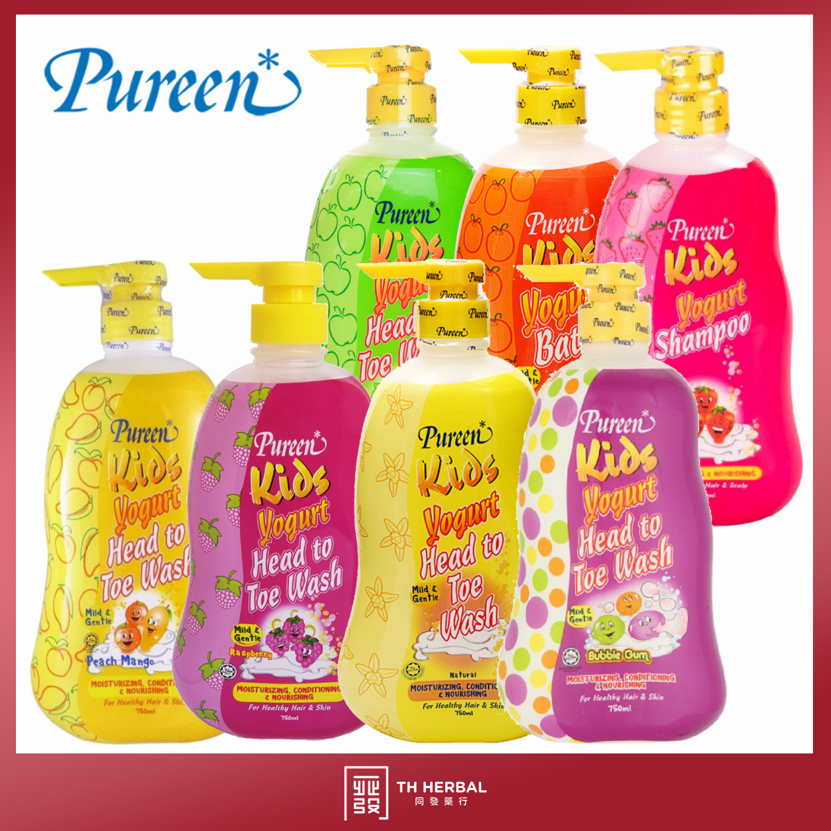 Pureen Kids Yogurt Head To Toe Wash  Baby Bath  Shampoo.png