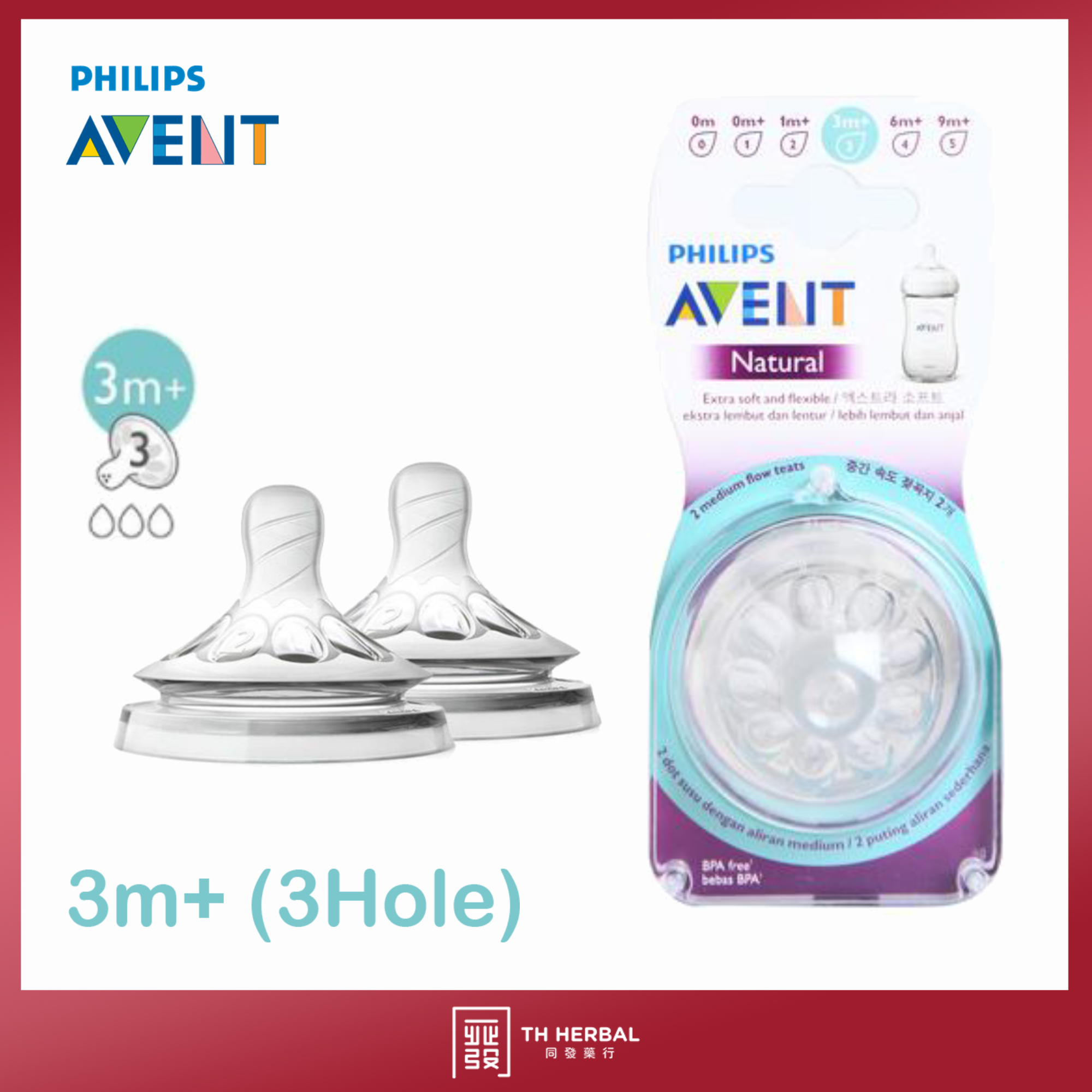 Avent Natural Extra Soft Teat 2.0 (2pcs Pack) 3m+ (3Hole).png