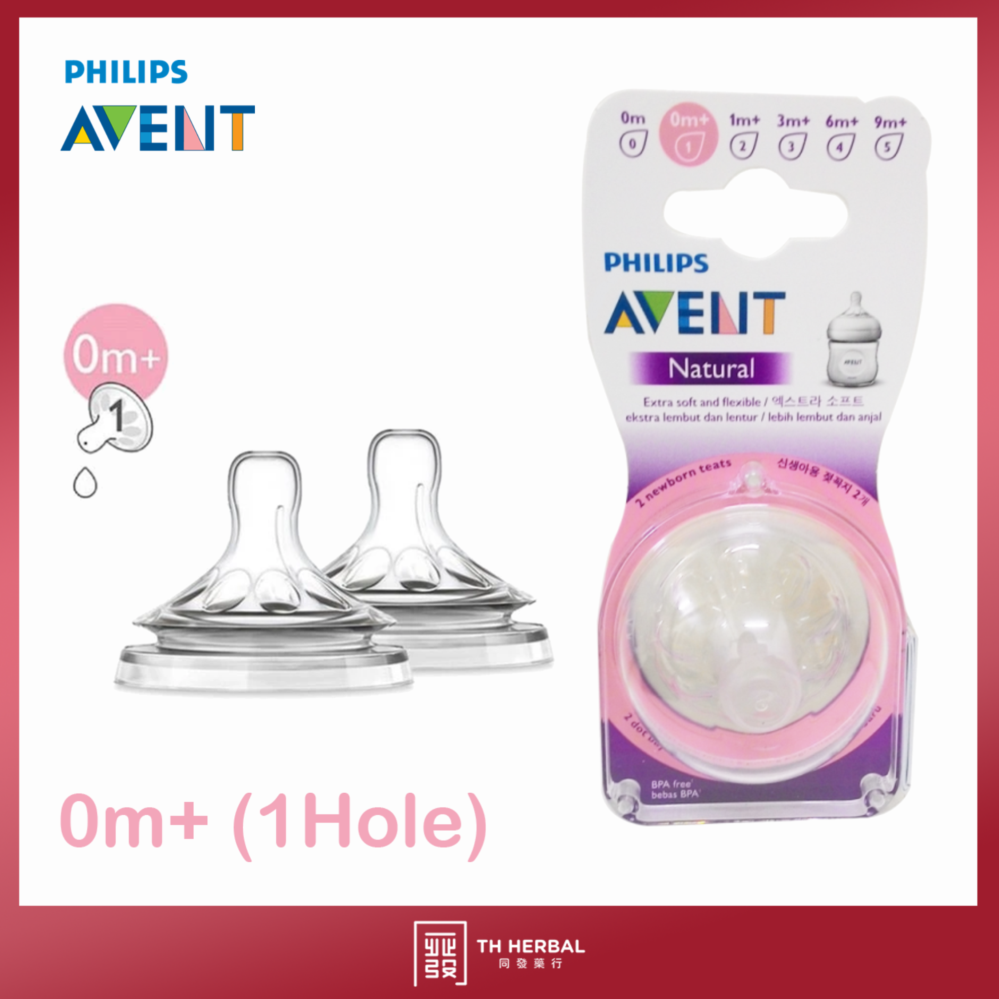 Avent Natural Extra Soft Teat 2.0 (2pcs Pack) 0m+ (1Hole).png