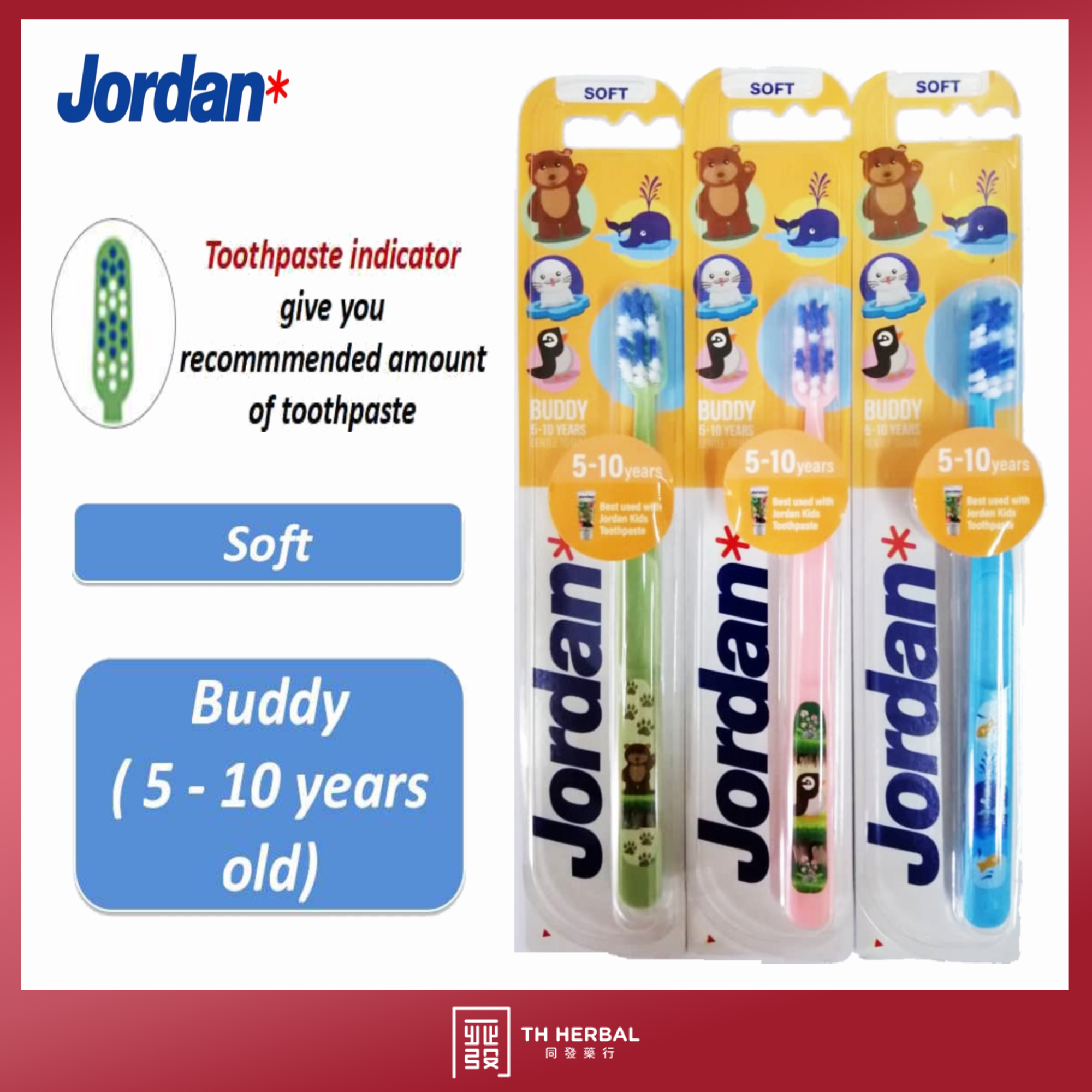 Jordan Toothbrush 5-10 years old