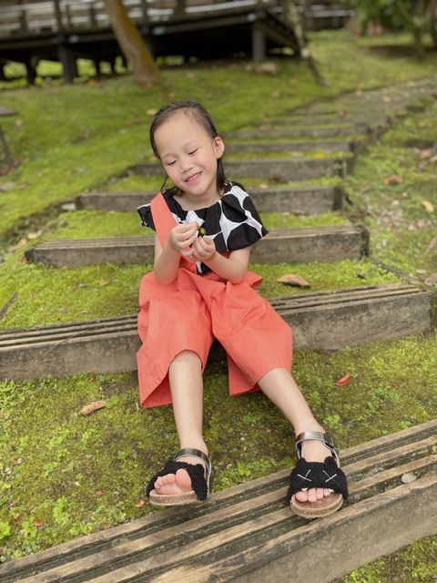 夏日香頌吊帶褲4