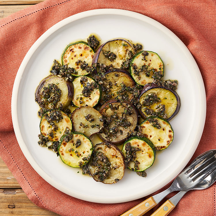 Grilled Eggplant & Zucchini with Tapenade Sauce TiEN_Mura