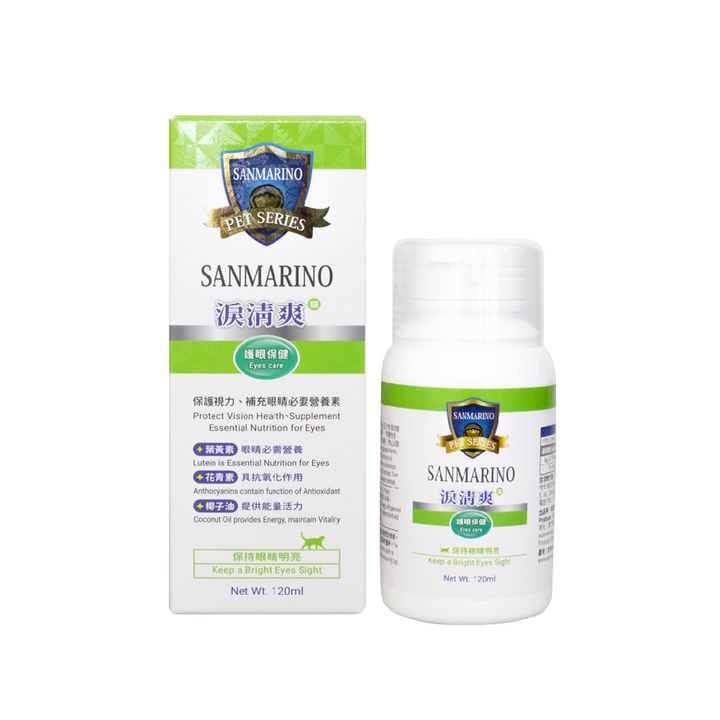 【最新版】聖馬利諾-貓用淚清爽(120mL)_產品照
