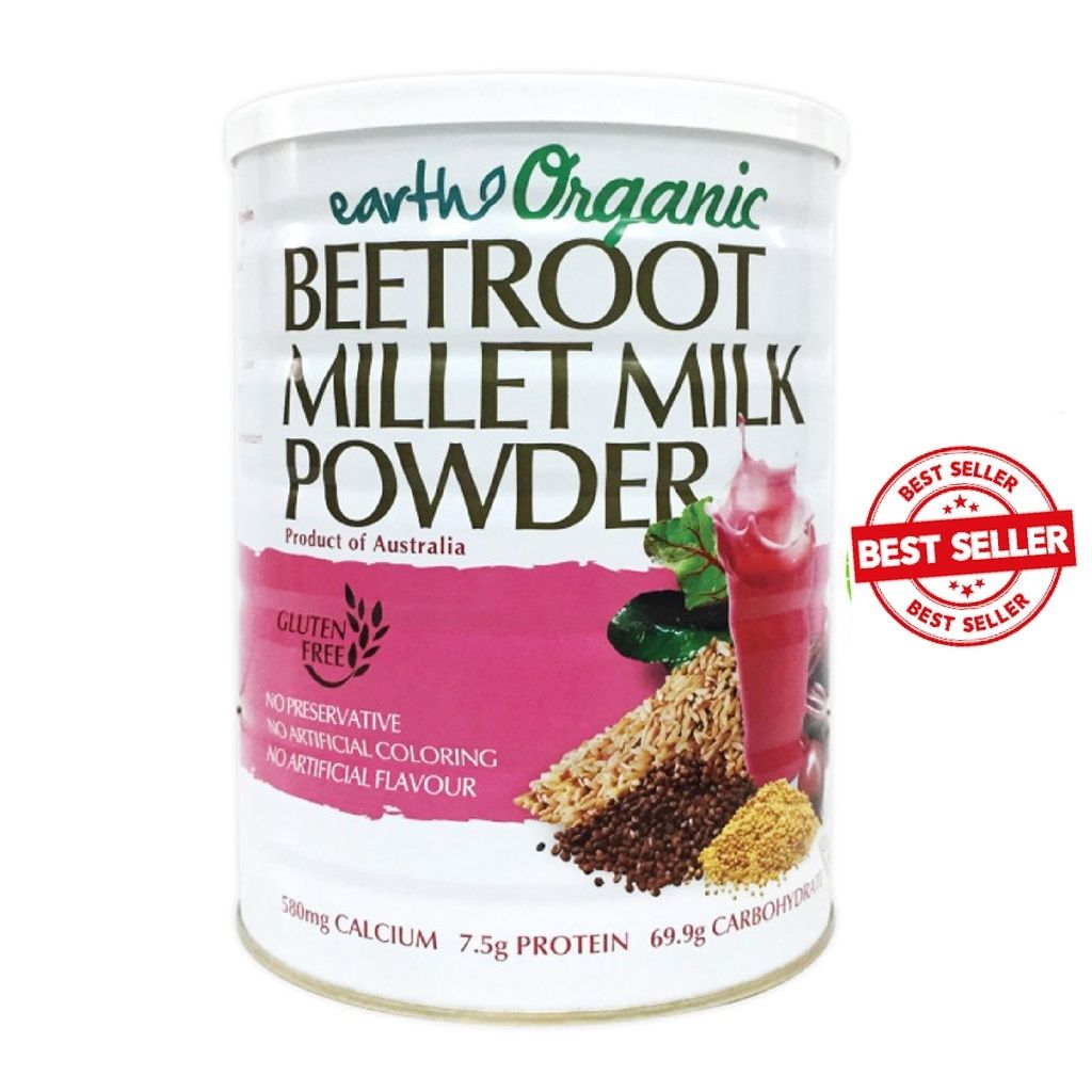 Earth Organic Beetroot Millet Milk Powder 900g Australia Chang Lin