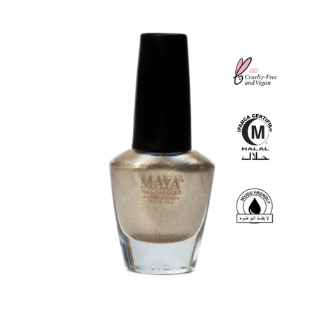 Maya Halal Nail Polish - Gold Digger – ARONA Maya Halal Nail Polish - Gold Digger – ARONA