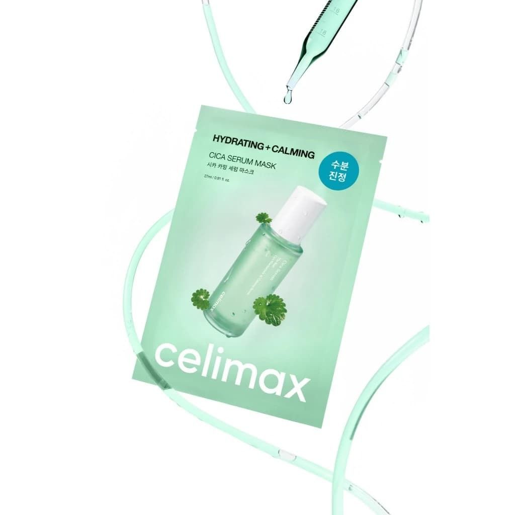 Celimax-CICA積雪草舒緩修護面膜-cica-serum-mask-原廠授權圖universomart宇碩協銷有限公司