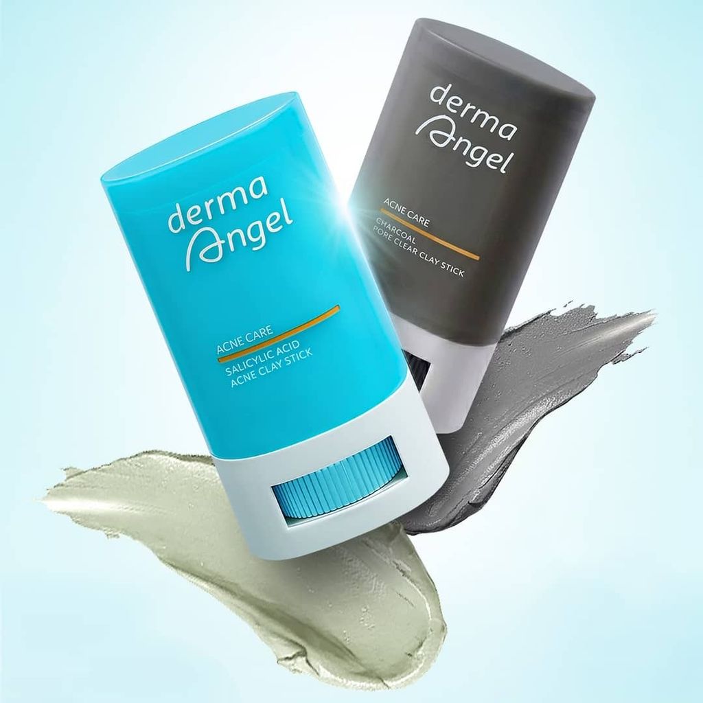 護妍天使-泥膜棒-水楊酸抗痘淨化-竹炭毛孔控油-dermaangel-Salicylic-Acid-CHARCOAL-clay-stick-護妍天使原廠授權素材-universomart-宇碩協銷有限公司
