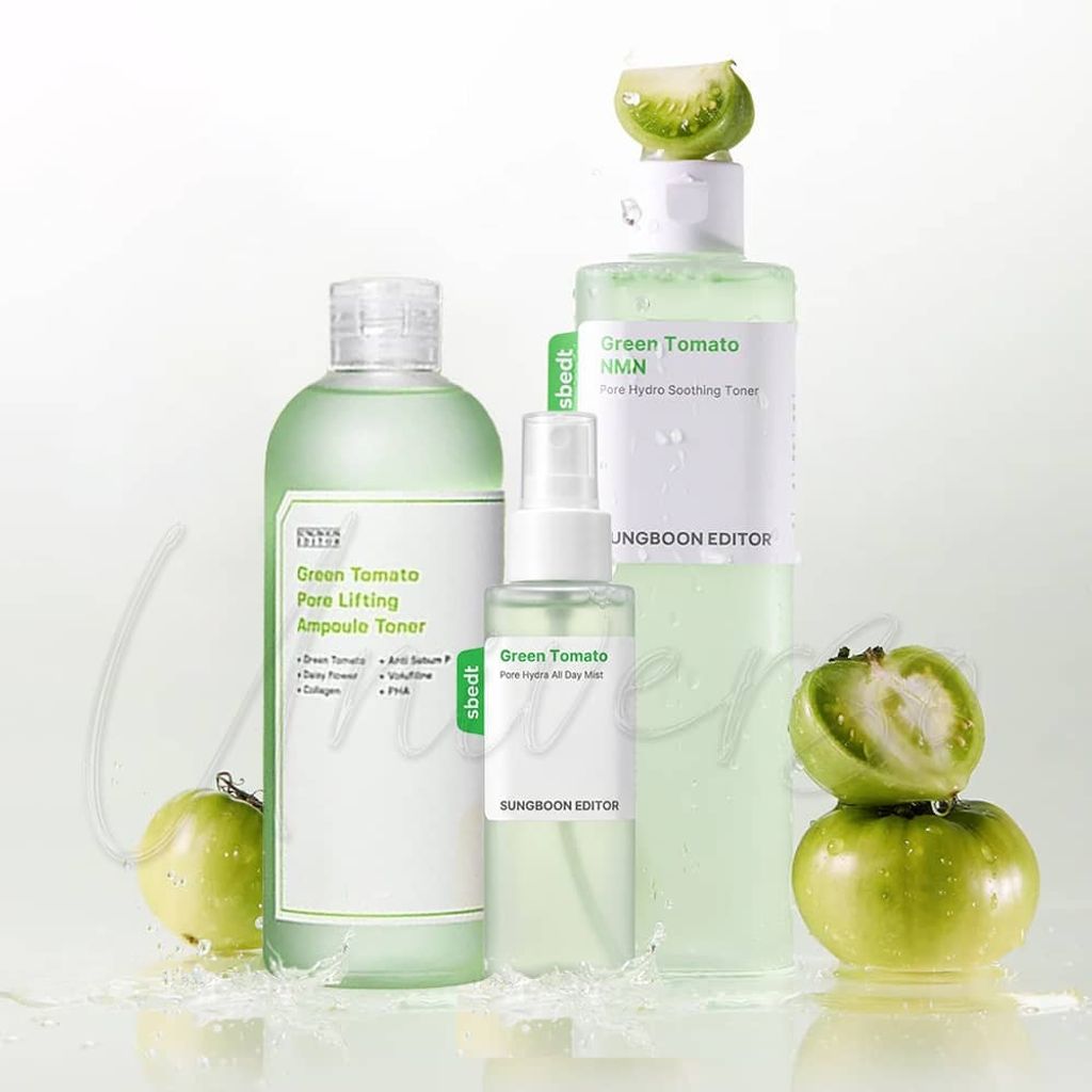 Sungboon-Editor-綠蕃茄緊緻毛孔化妝水及噴霧-green-tomato-toner-mist-原廠授權素材-universomart-宇碩協銷有限公司