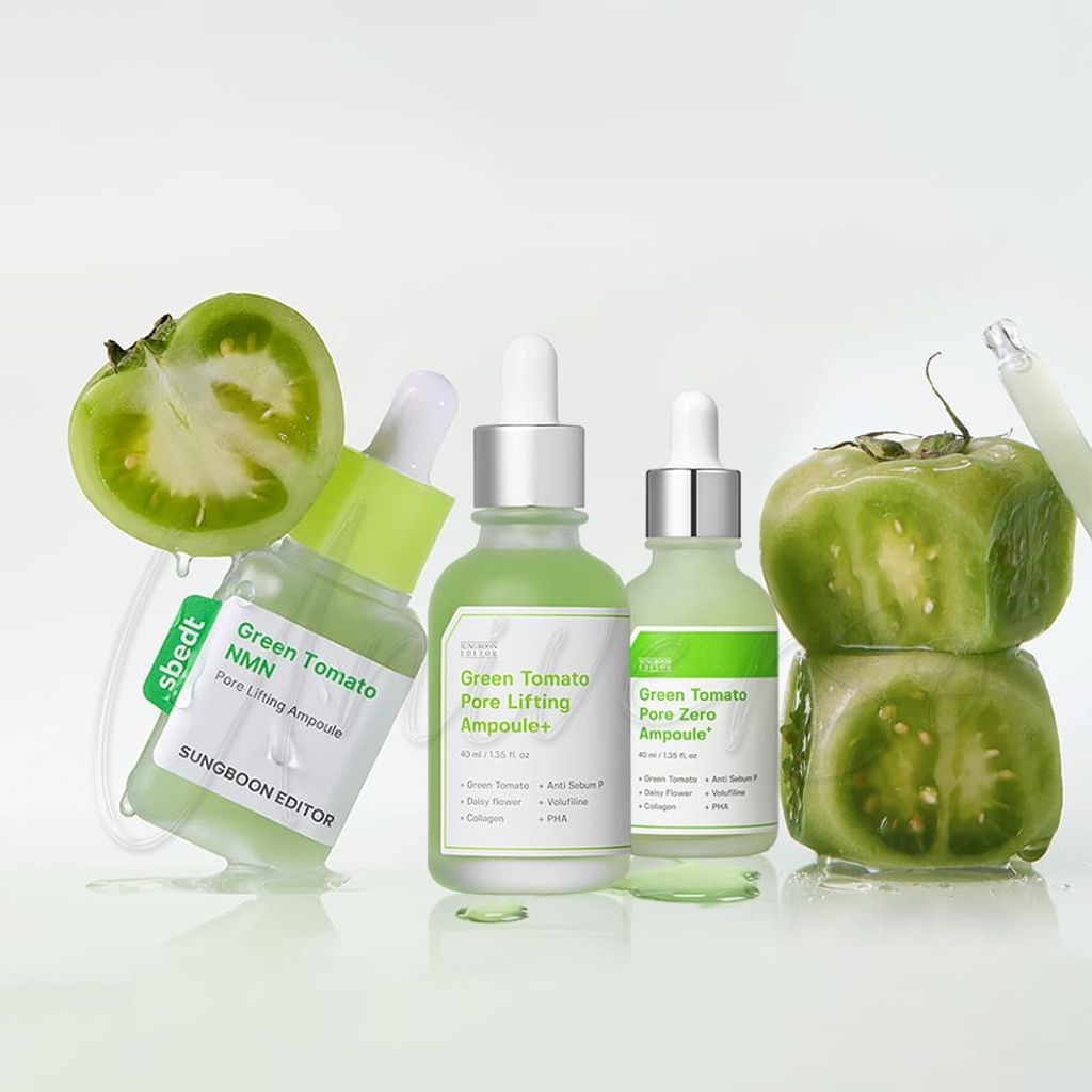 Sungboon-Editor-綠蕃茄緊緻毛孔安瓶系列-Pore-Lifting-Ampoule-原廠授權素材-universomart-宇碩協銷有限公司
