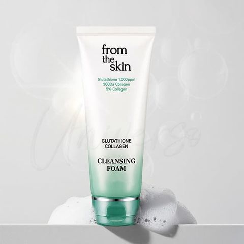 From-the-skin-穀胱甘肽膠原蛋白洗面乳-Glutathione-Collagen-CLEANSING-FOAM-原廠授權素材-universomart-宇碩協銷有限公司