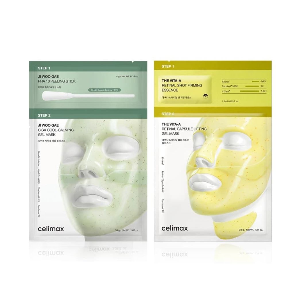 CELIMAX-2步驟凝膠面膜-TWO-STEP-GEL-MASK-原廠授權素材-universomart宇碩協銷有限公司