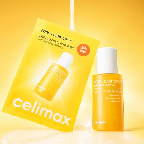 CELIMAX-透亮亮白精華及精華面膜-PORE-DARK-SPOT-Brightening-Serum-and-Mask-原廠授權圖-universomart宇碩協銷有限公司