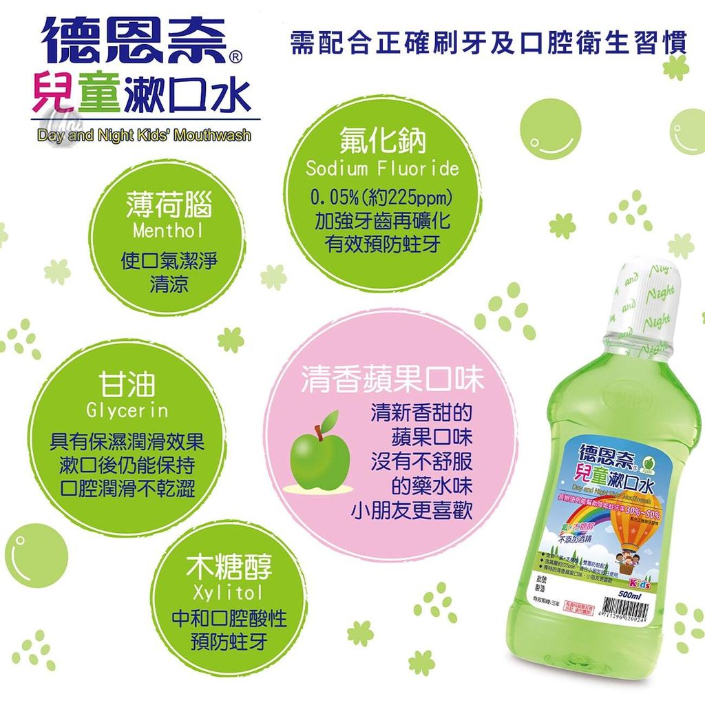 universomart宇碩協銷_授權圖德恩奈兒童漱口水 ICON