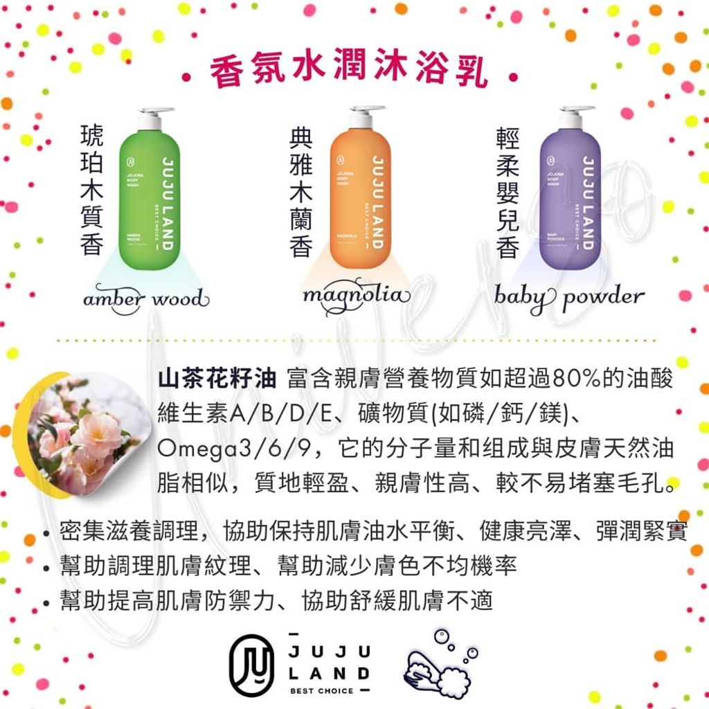 universomart宇碩協銷_JUJULAND香氛水潤沐浴乳 2 LOGO