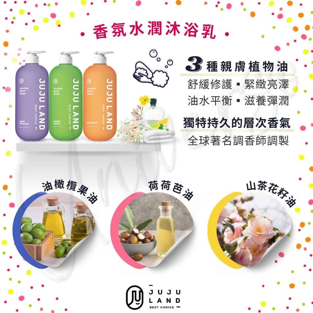 universomart宇碩協銷_JUJULAND香氛水潤沐浴乳 1 LOGO