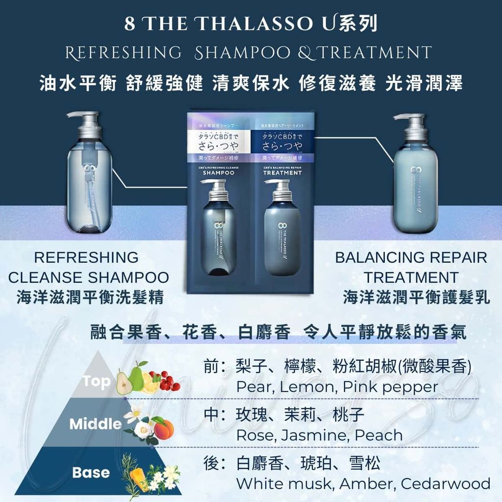 5_universomart宇碩協銷_日本滋潤平衡洗髮護髮Eight the Thalasso_CBD BALANCE REPAIR shampoo treatment LOGO