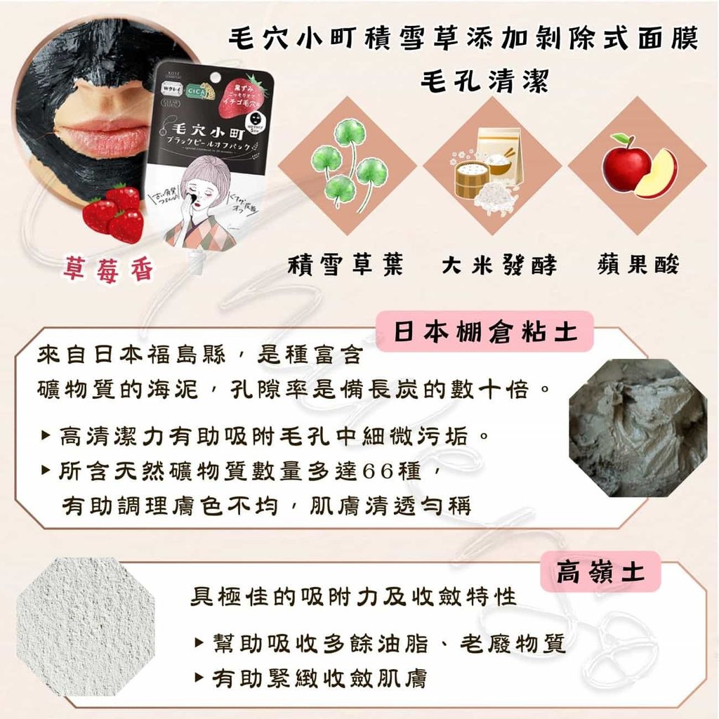 1_4971710549737_universomart宇碩協銷_日本毛穴小町積雪草添加剝除式面膜毛孔清潔黑_KOSE-keanakomachi-CT BLACK PEEL OFF PACK  LOGO