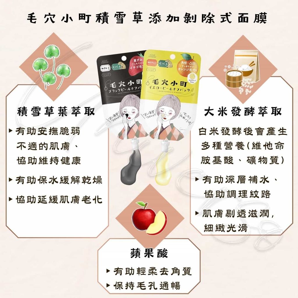5_universomart宇碩協銷_日本毛穴小町積雪草添加剝除式面膜_KOSE-keanakomachi-peeloff-mask LOGO