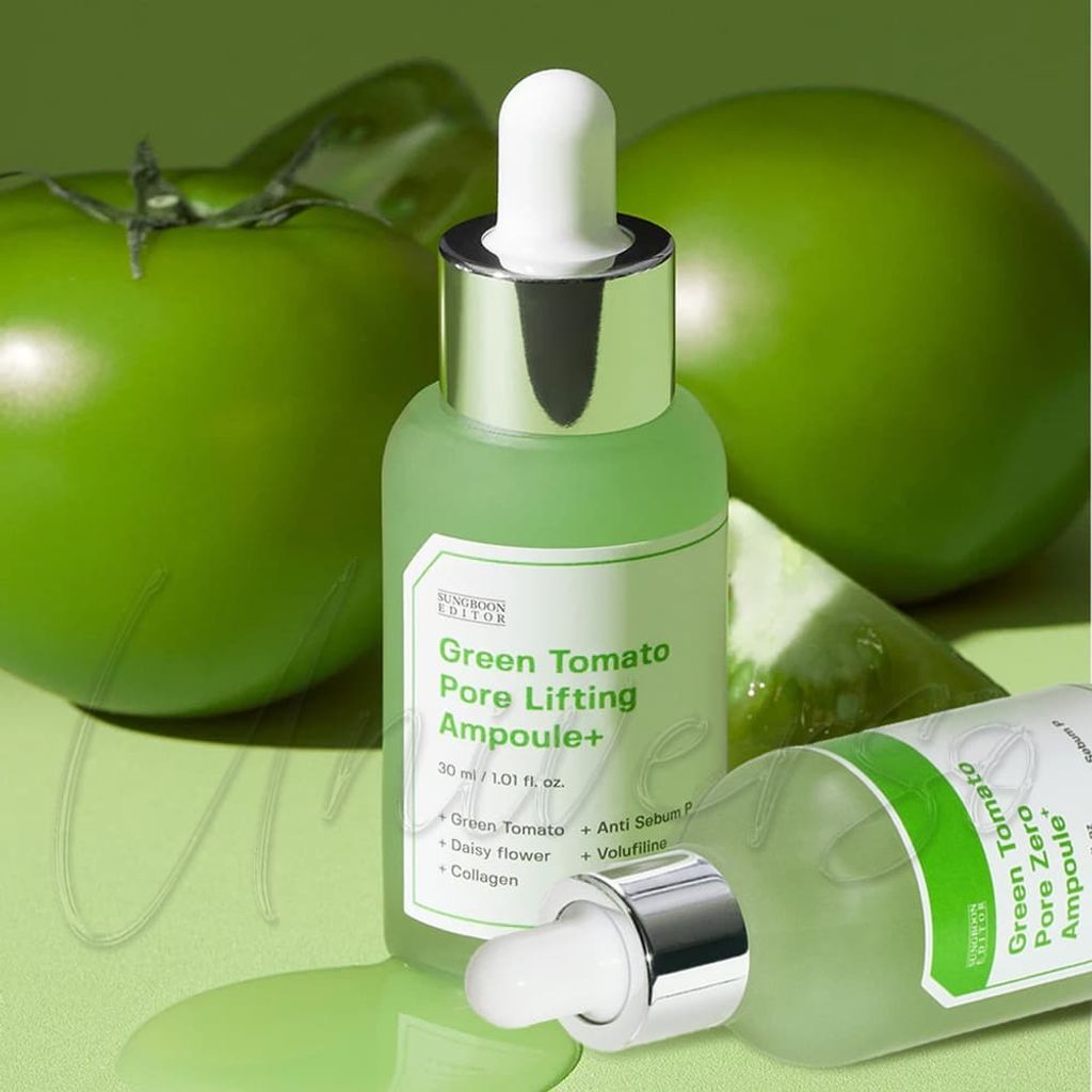 T0_universomart宇碩協銷_授權素材_SUNGBOON EDITOR綠番茄緊緻毛孔安瓶Green Tomato Ampoule