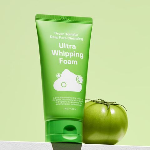 0授權圖_8809684568309_universomart宇碩協銷_授權素材SUNGBOON EDITOR綠番茄緊緻毛孔奶霜洗面乳Green Tomato Deep Pore Cleansing Ultra Whipping Foam