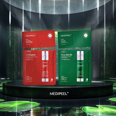 0_universomart宇碩協銷_韓國MEDI-PEEL美蒂菲3000日用微針精華2步驟面膜 3000 SHOT SERUM 2 STEP sheet MASK LOGO