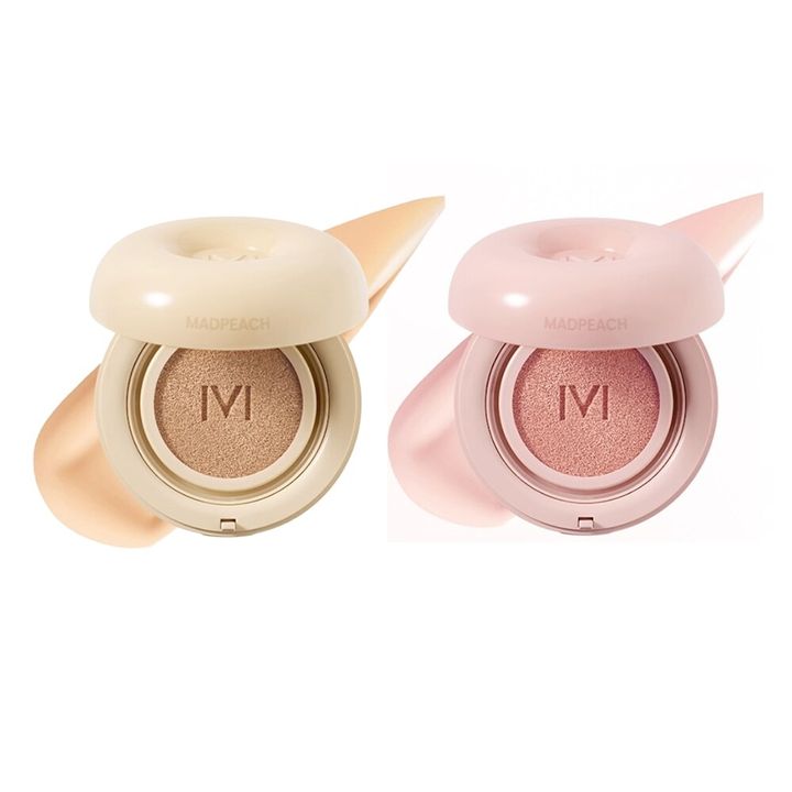 0_universomart宇碩協銷_原廠授權圖MADPEACH啞光持妝亮肌甜甜圈氣墊 Tone Up Plain Velvet Matte cushion foundation