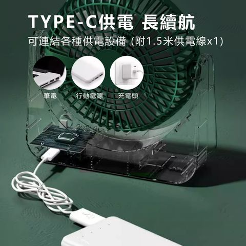 TS--B248---6.5吋桌面強力電扇