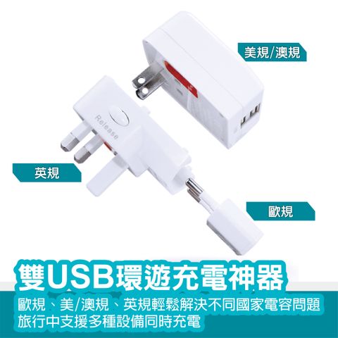 TS-USB171-3.1A雙孔USB萬國充電器轉換插頭上架圖_效果1