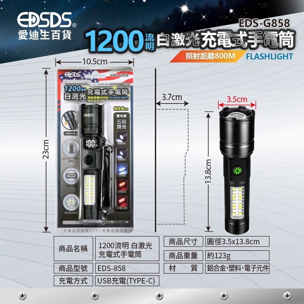 LINE_ALBUM_EDS-G858_1200流明白激光充電式手電筒_上架圖_250617_2