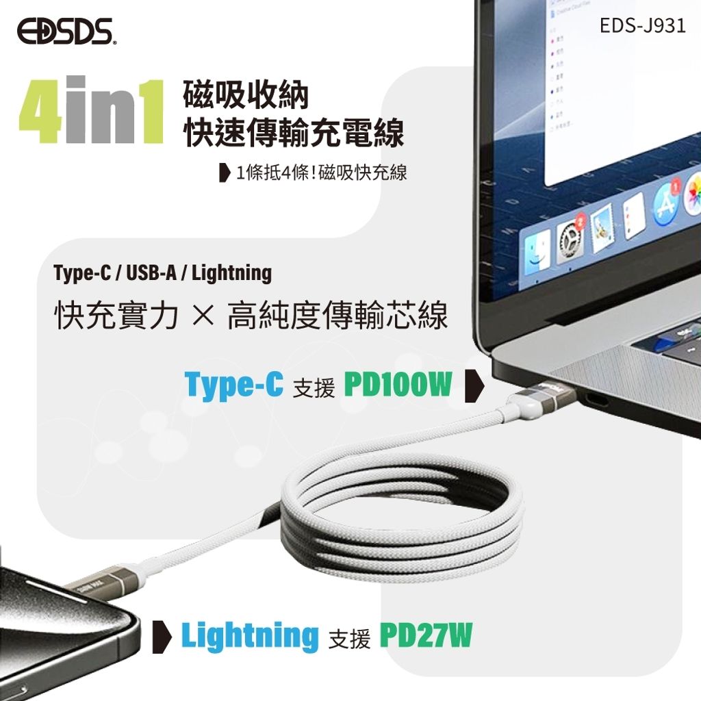 LINE_ALBUM_EDS-J931-四合一磁吸收納快速傳輸充電線-馥安_250416_1