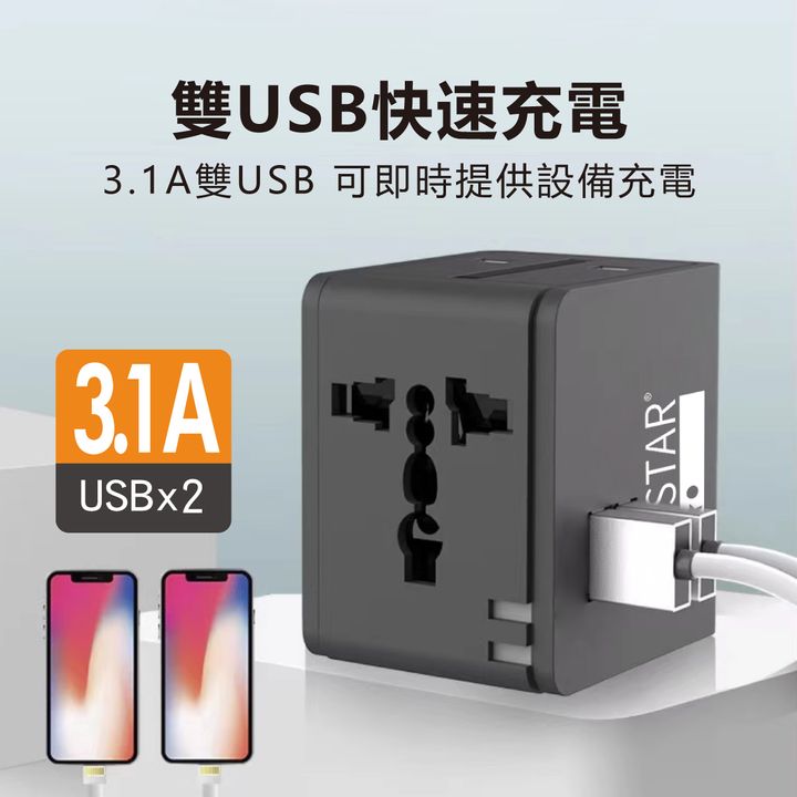 TS-USB170萬國充電器轉換插頭_6