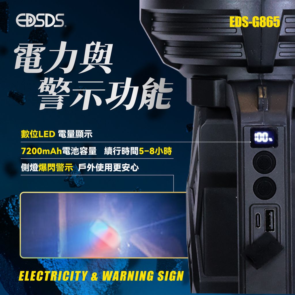 EDS-G865 戶外型強光數顯工作燈(6800lm) 上架圖-05