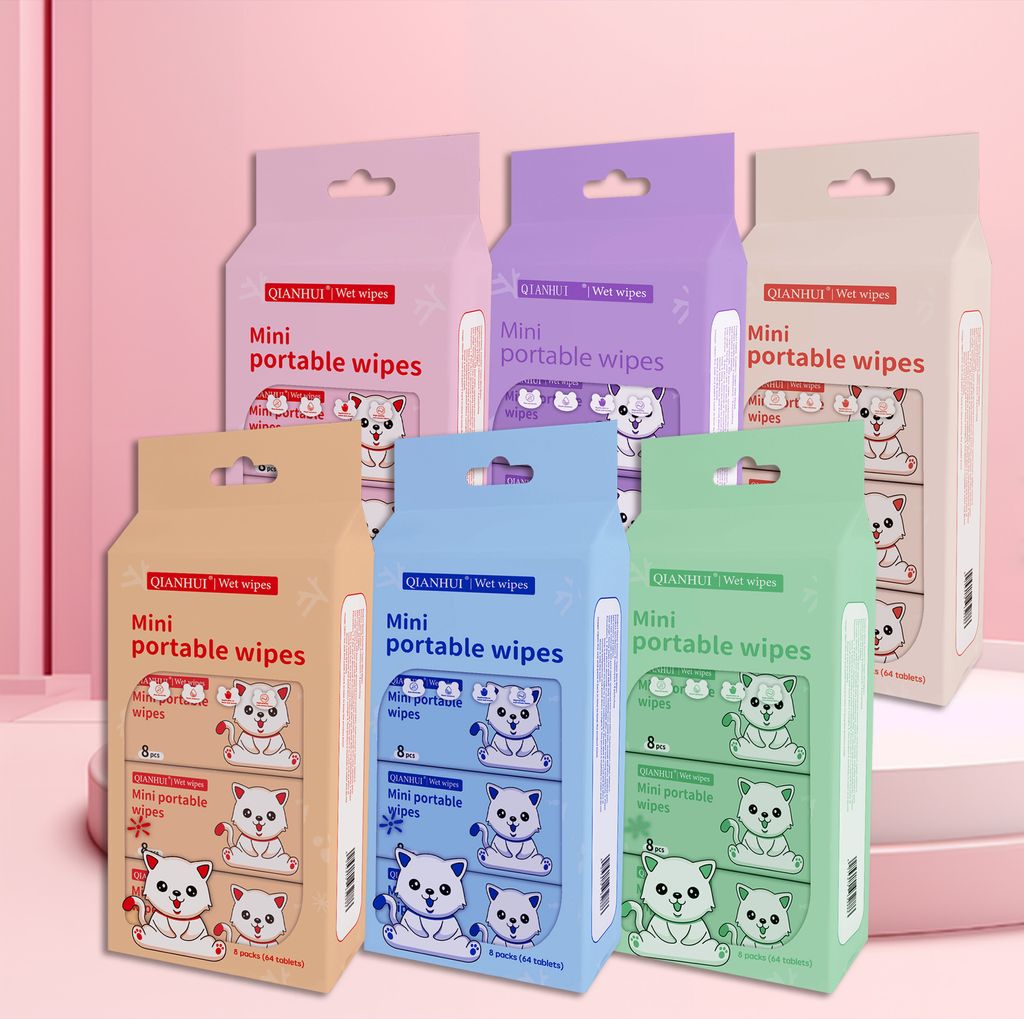 sku-02-小猫咪英文款（8包一提）6色混装