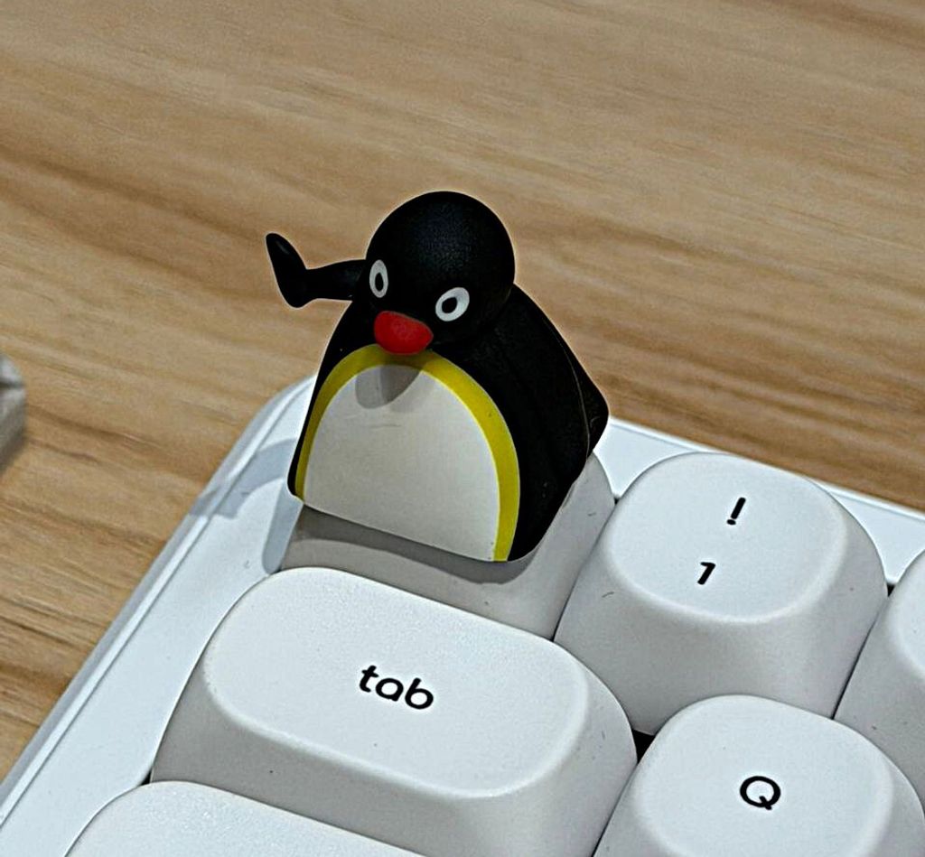 19. Penguin Raised Hand