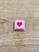 Heart Red on Pink 