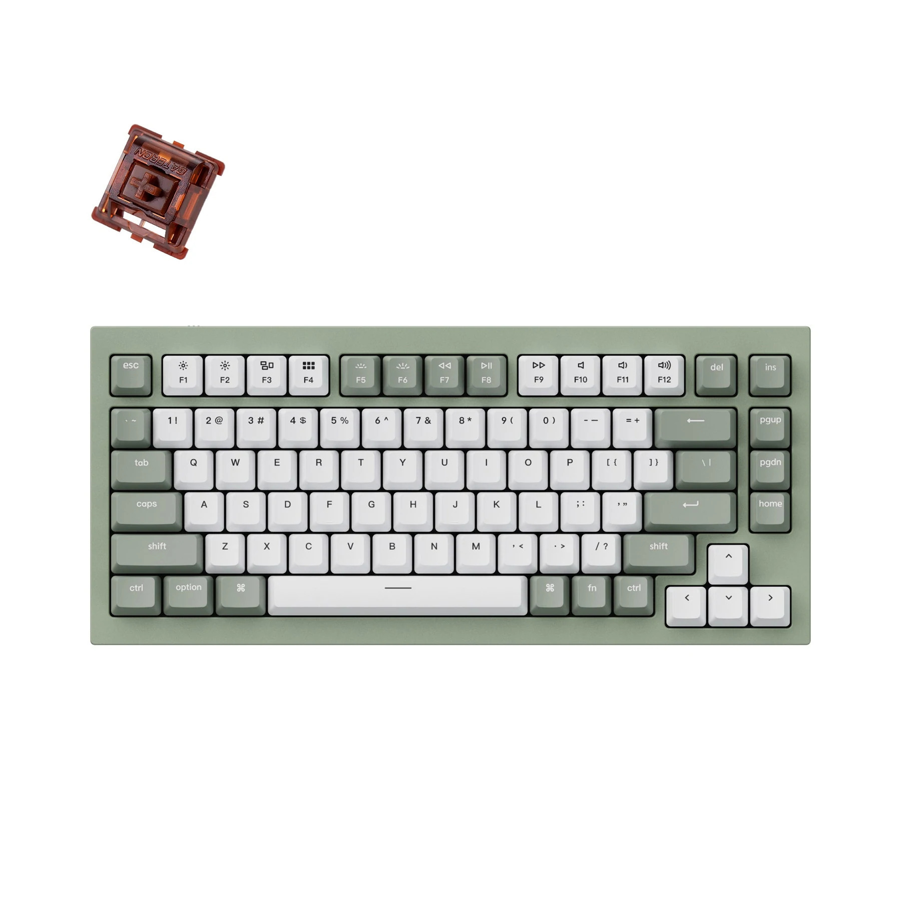 sage green keyboard