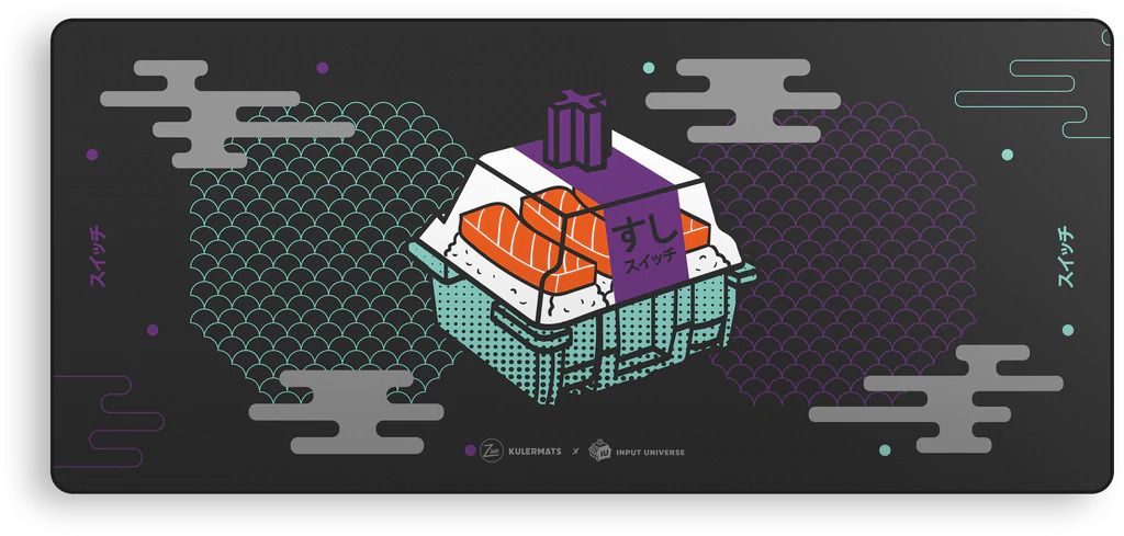Sushi Switch Deskmat green