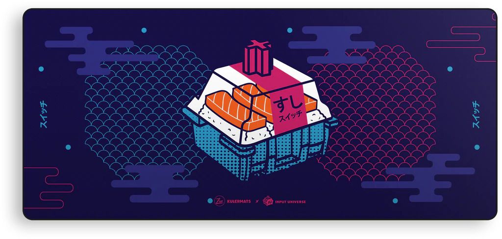 Sushi Switch Deskmat purple