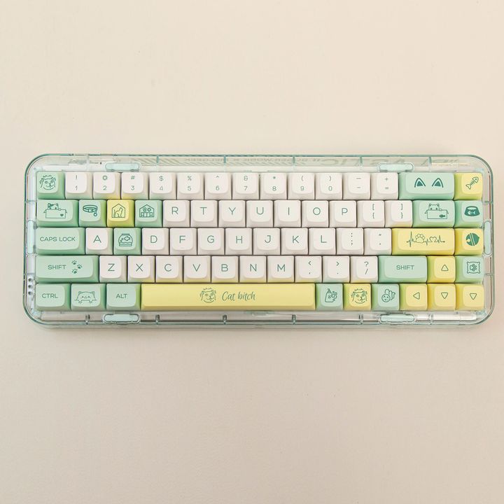 Green Cat XDA Keycap
