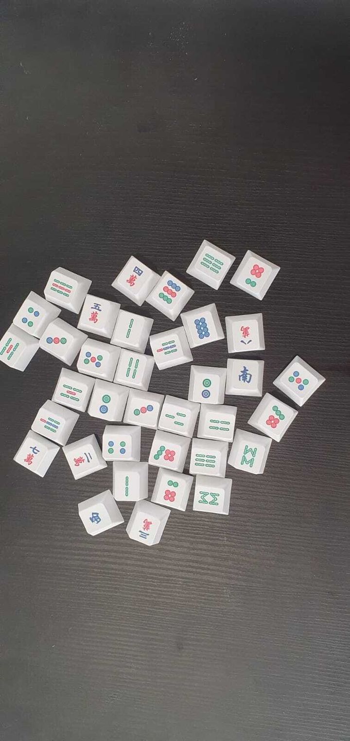 Novelty(Mahjong) Keycap for Keychain