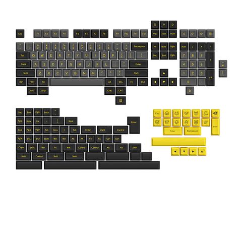 SAL-BlackGold-Keycap-Set